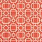 Orange Abstract Geometric Linen Look Print Upholstery Fabric by The Yard - SKU: Wescott Mandarin